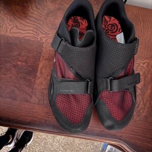 Nike Black and Red Cycling Shoes